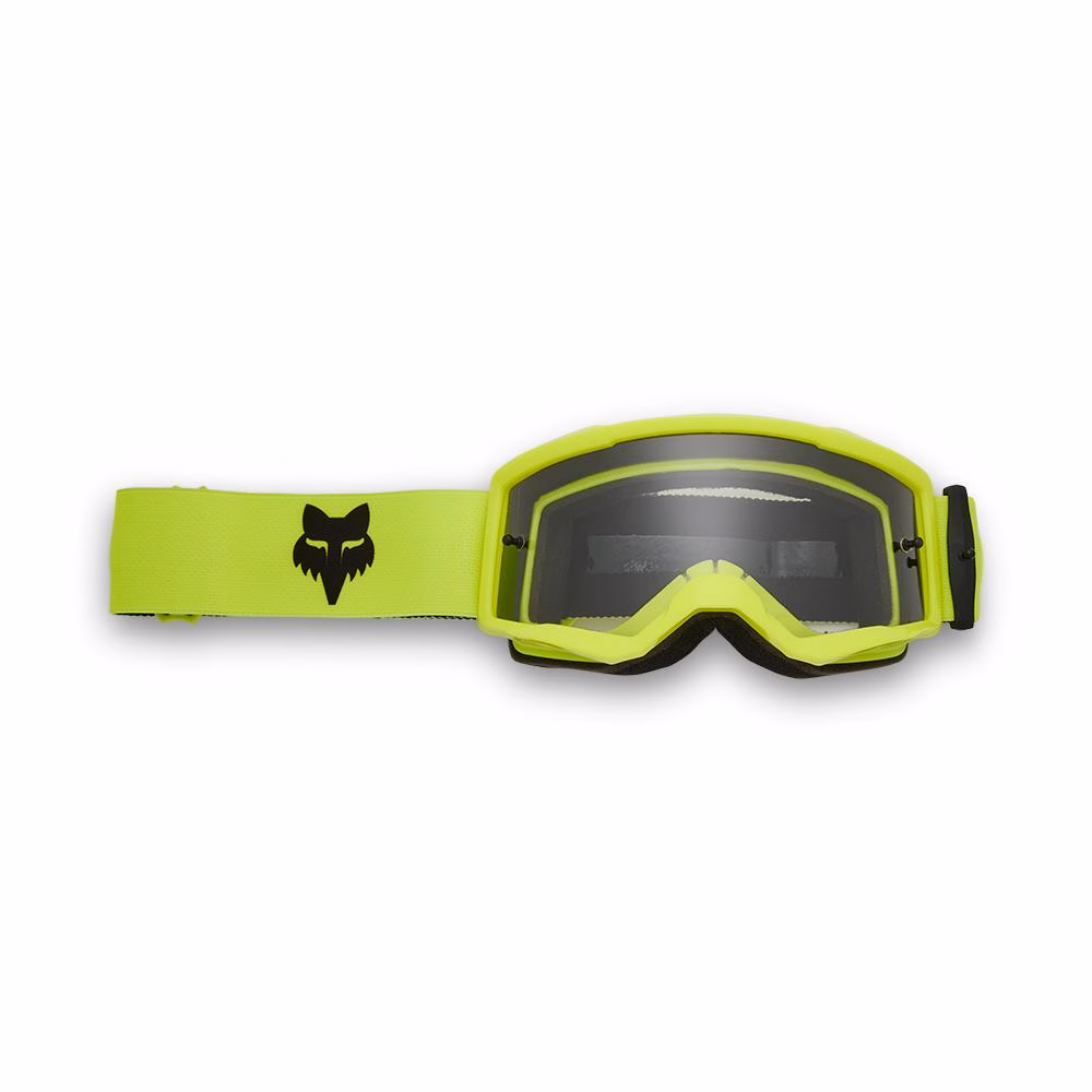 Fox Main Core Motocross Goggles Youth Flo Yellow