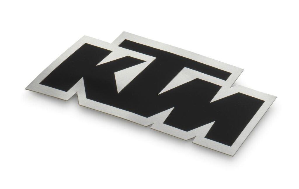 KTM Logo Sticker Metallic