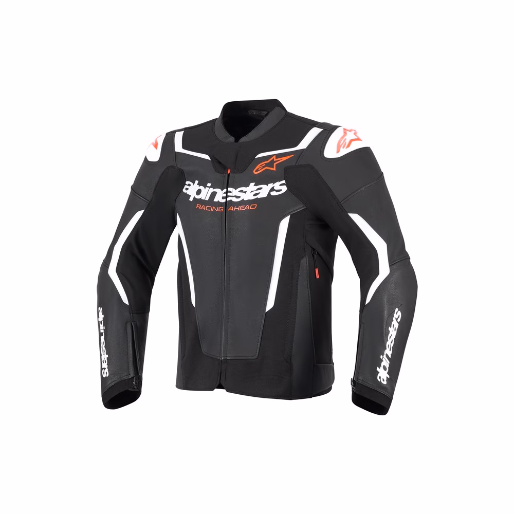 Alpinestars GP Force v2 Leather Jacket Black/White