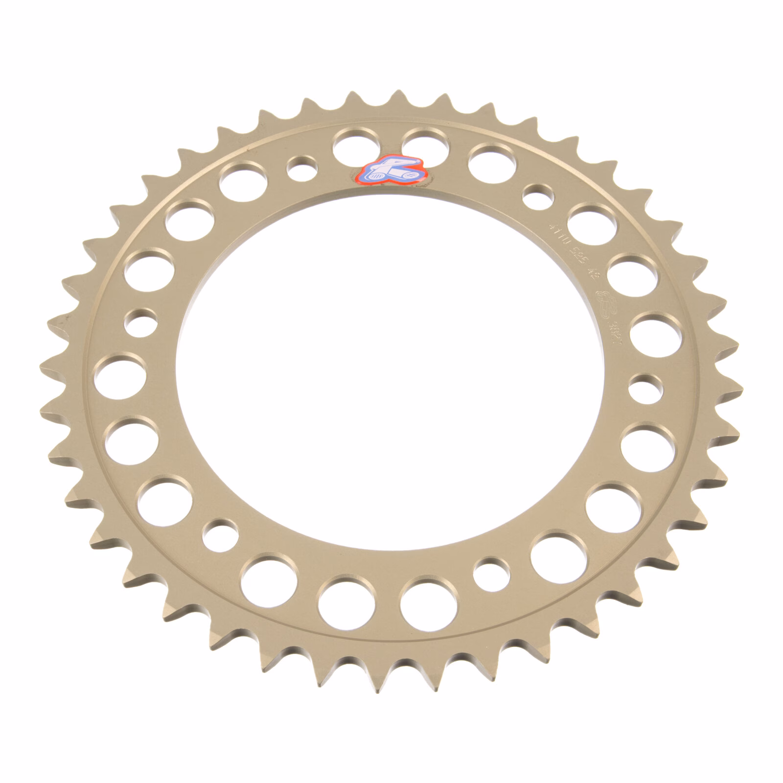 Renthal Sprocket Rear Silver 42T Alloy 7075 T6 Grooved Honda - Image 2