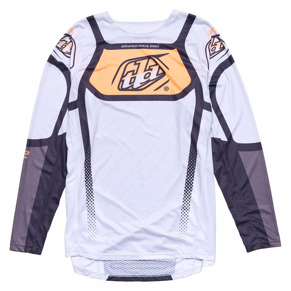 Troy Lee Designs GP Pro Air Bands Motocross Jersey Grey / Neo Orange