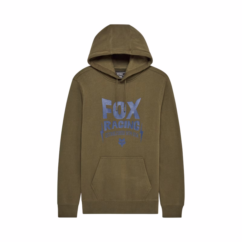 Fox Bolt Fleece Pullover Olive Green