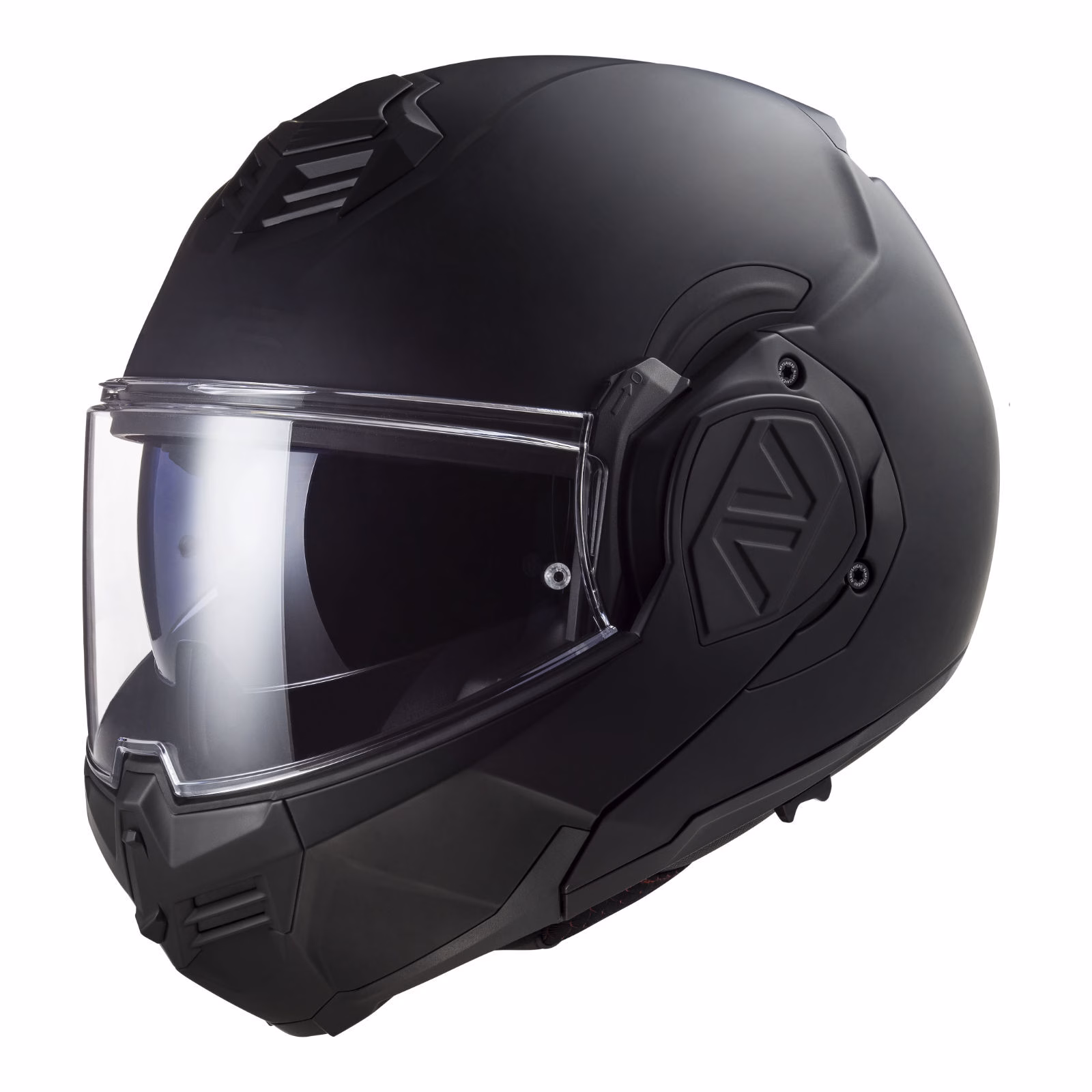 LS2 FF906 Advant Flip Front Helmet Black - Image 1