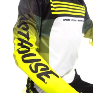 Fasthouse Elrod Hypersonic Motocross Jersey Youth High-Viz - Image 4