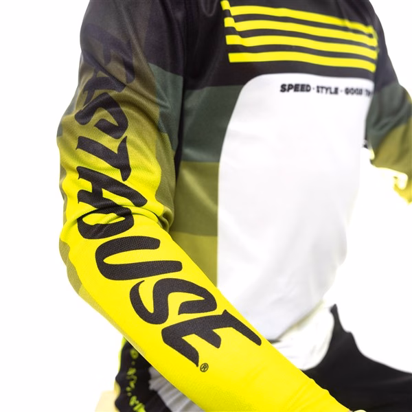 Fasthouse Elrod Hypersonic Motocross Jersey Youth High-Viz