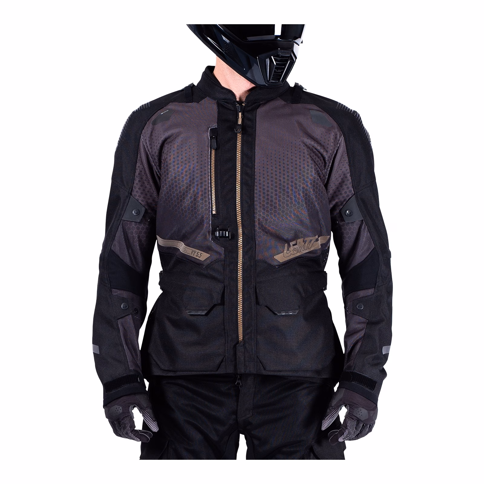 Leatt 5.5 ADV FlowTour Adventure Jackets Stealth - Image 3