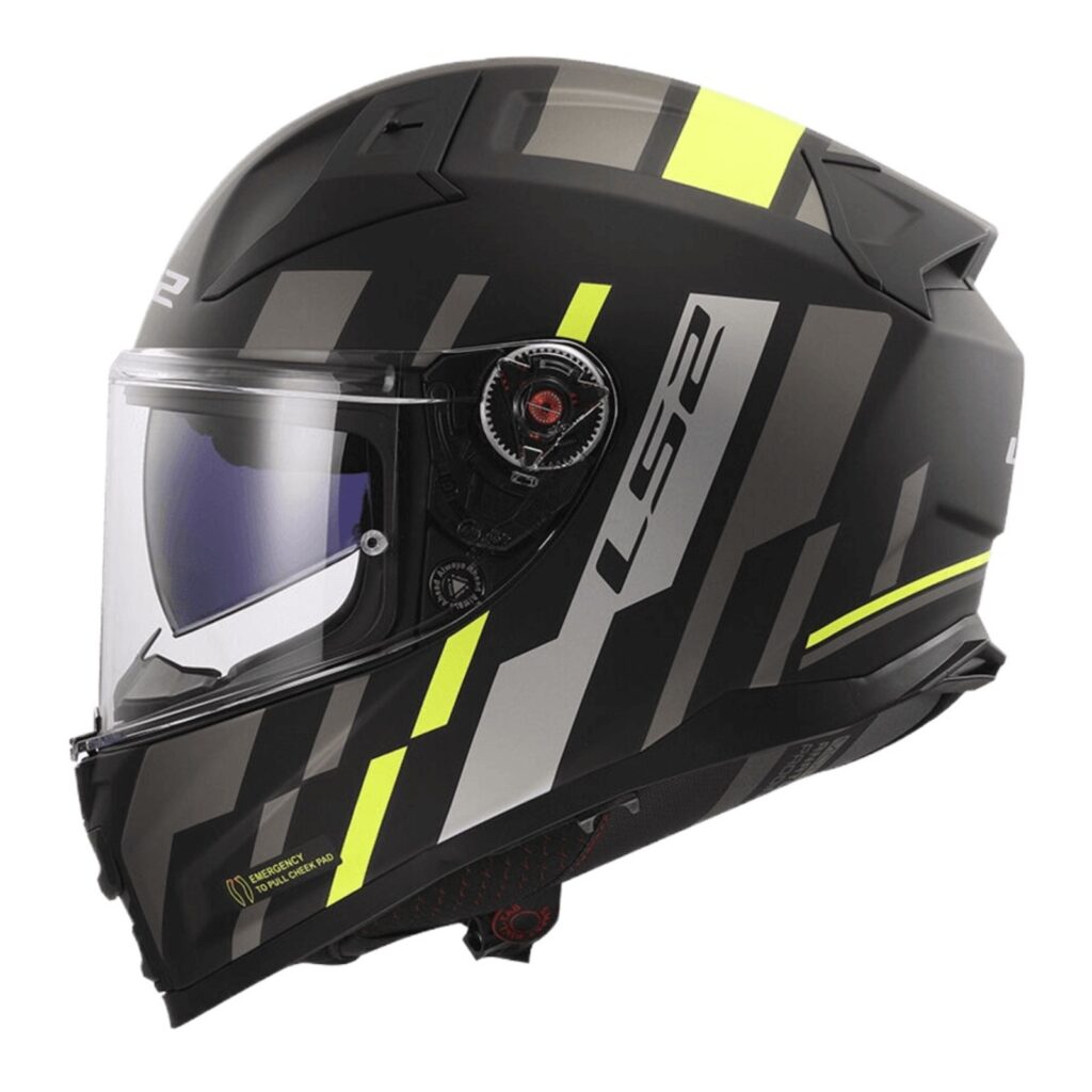 LS2 FF811 Vector II Tron Road Helmet Matte Black / Heavy