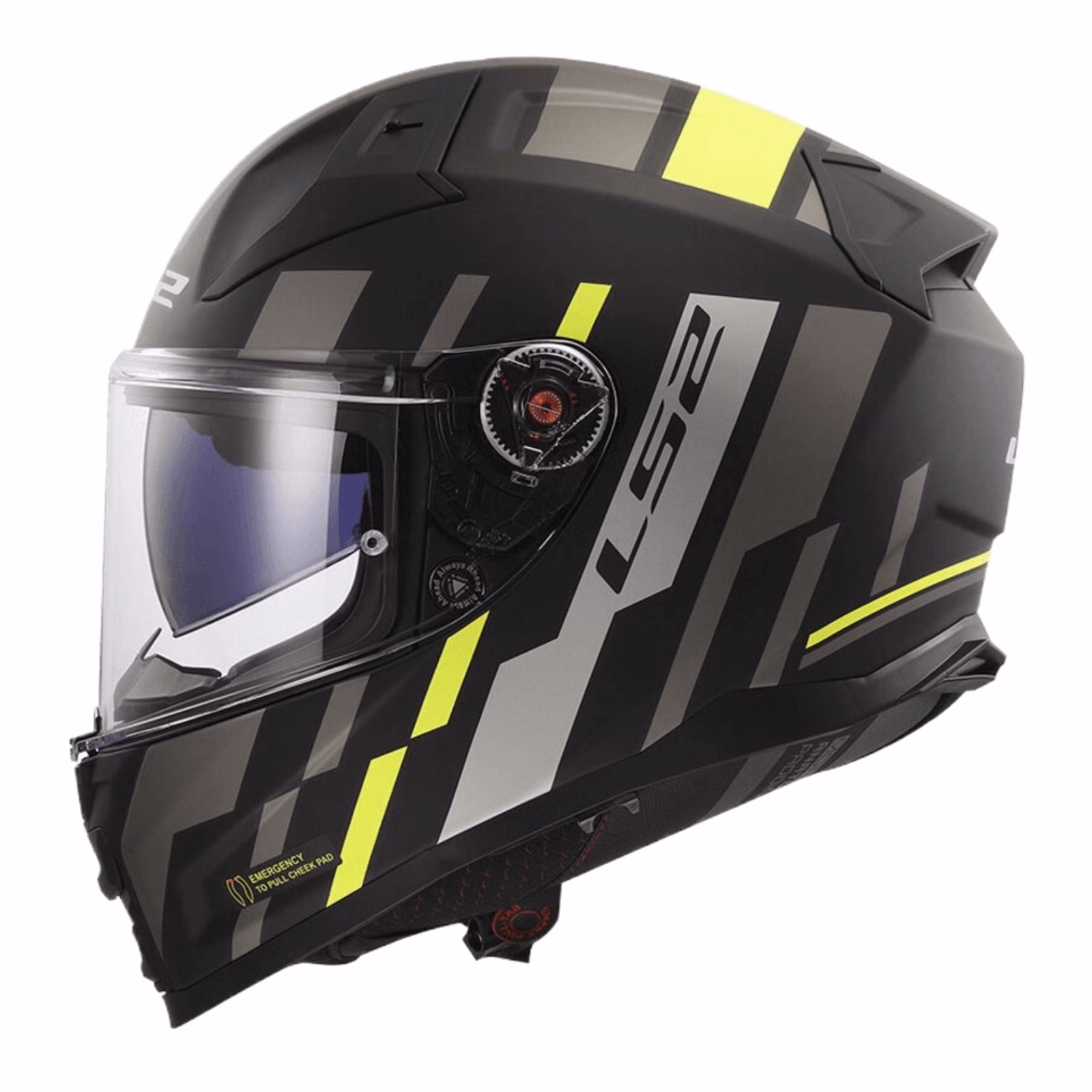 LS2 FF811 Vector II Tron Road Helmet Matte Black / Heavy - Image 1