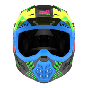LS2 MX706J COZ Motocross Helmet Youth Chromatic Black / Hi-Vis Pink - Image 5