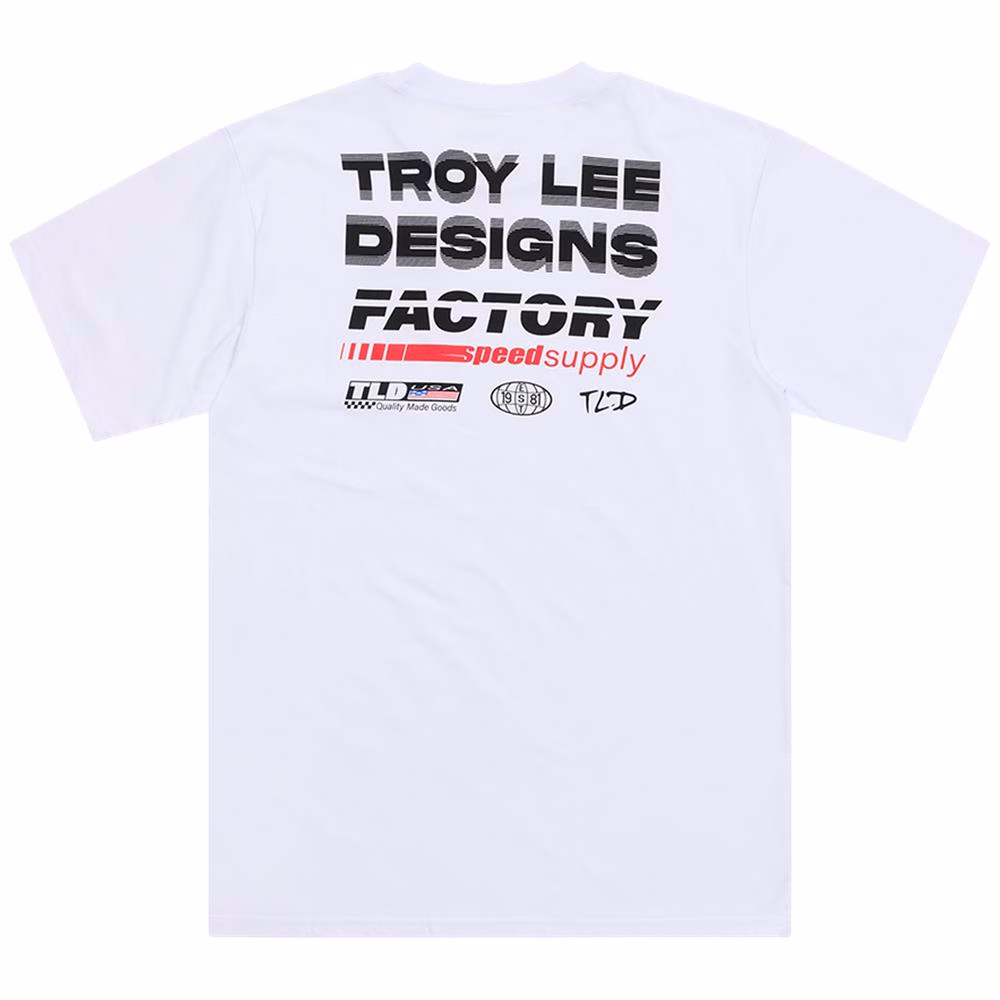 Troy Lee Designs Factory Tee White