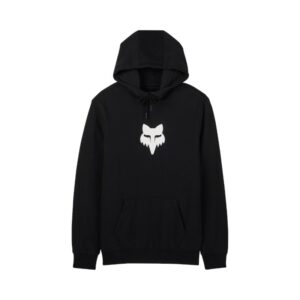 Fox Head Fleece Pullover Black - Image 1