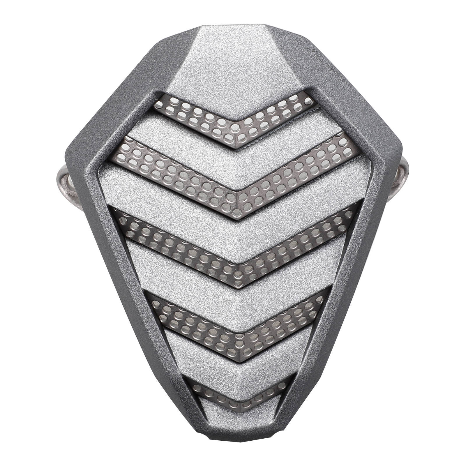 Ls2 MX437 Fast Evo Air Vent Chin - Matte Titanium - Image 1