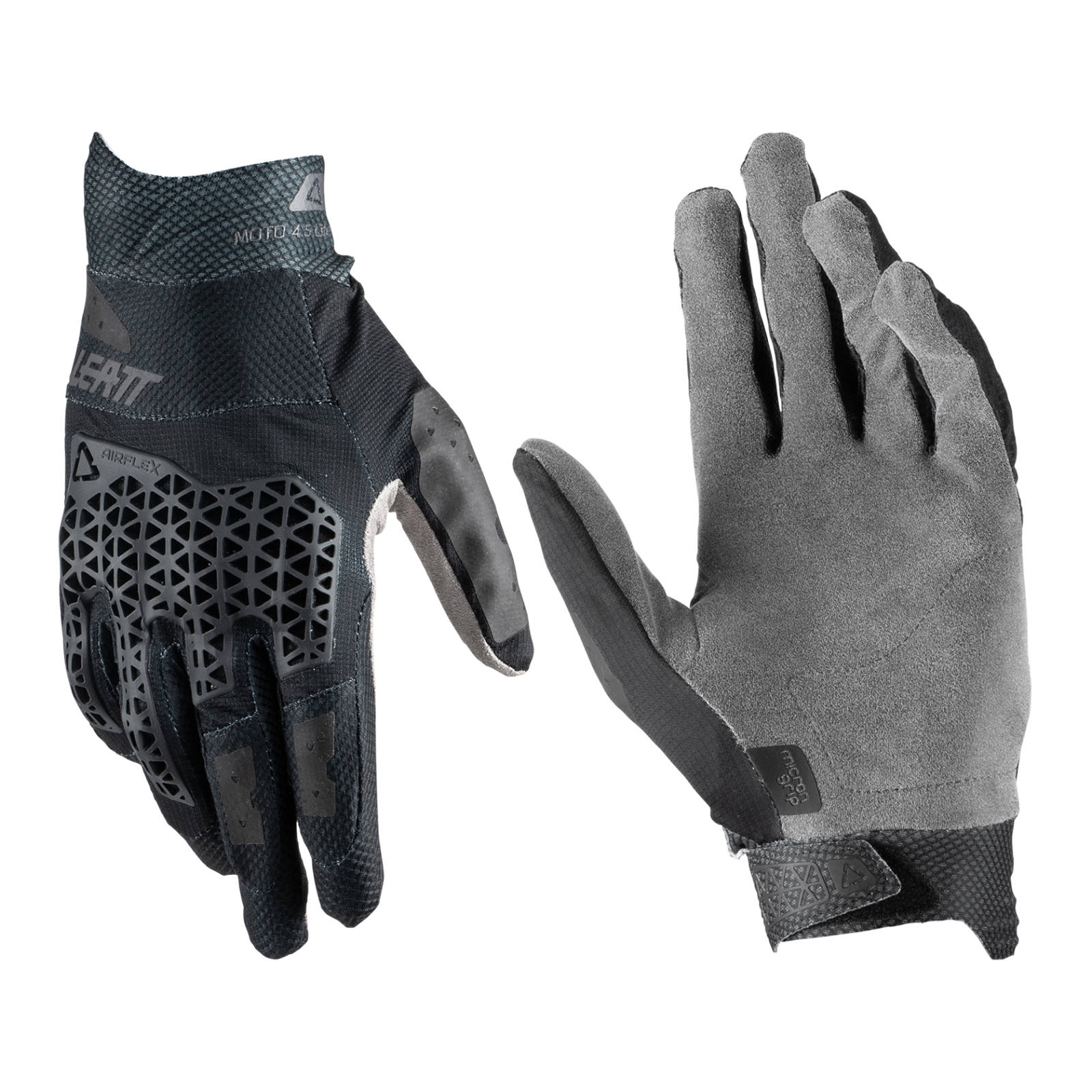 Leatt Moto 4.5 Lite Motocross Gloves Black - Image 1