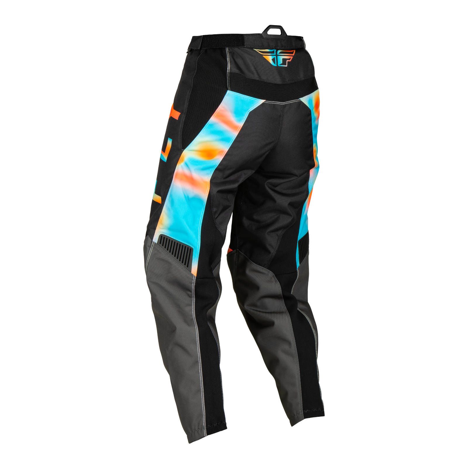 Fly F-16 Motocross Pants Ladies Grey/Pink/Blue - Image 4
