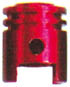 KEITI VALVE CAPS PISTON [SILVER] 2PC