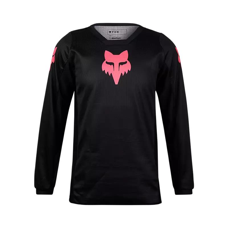 Fox 180 Blackout Motocross Jeresy Youth Girls Black