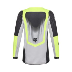 Fox  180 Collect Motocross Jersey Youth Grey/Yellow - Image 2