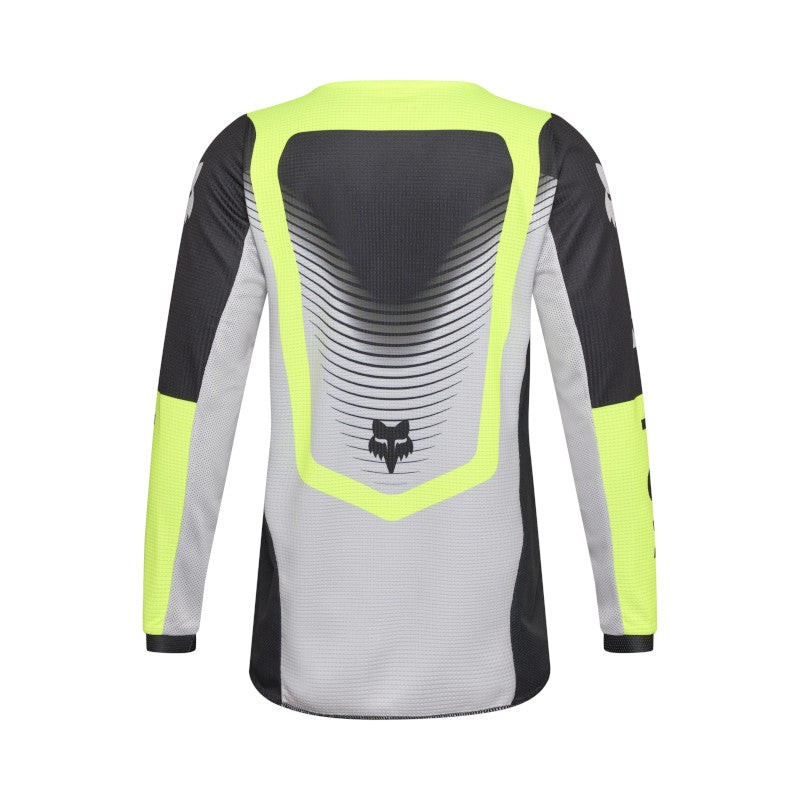 Fox 180 Collect Motocross Jersey Youth Grey/Yellow