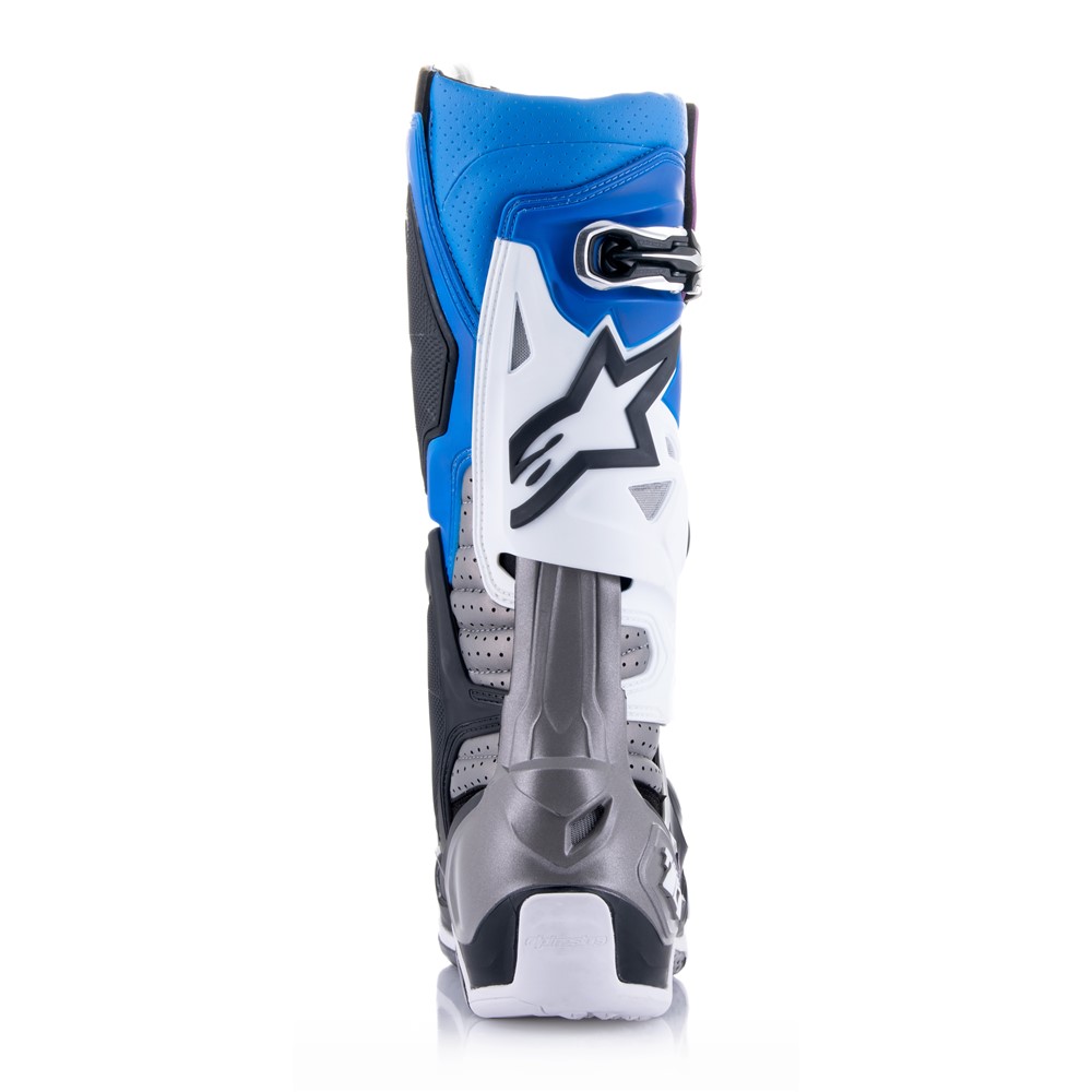 Alpinestars Tech-10 Supervented Motocross Boots Black/Enamel Blue/Purple/White