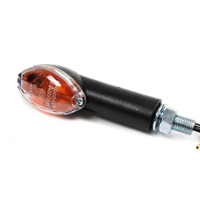 Cat Eye indicators long 87MM clear lens E-mark Tech7