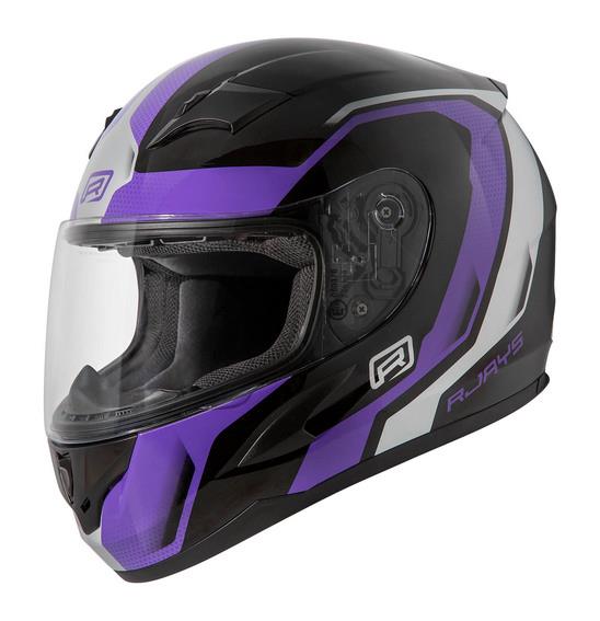Rjays Grid Road Helmet Gloss Black/Purple