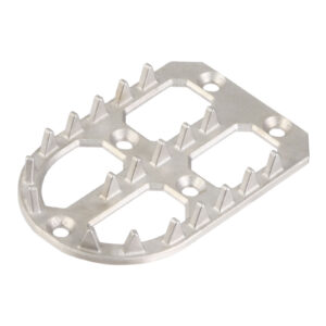 Zeta Aluminium Foot Pegs Stainless Blade - Image 1