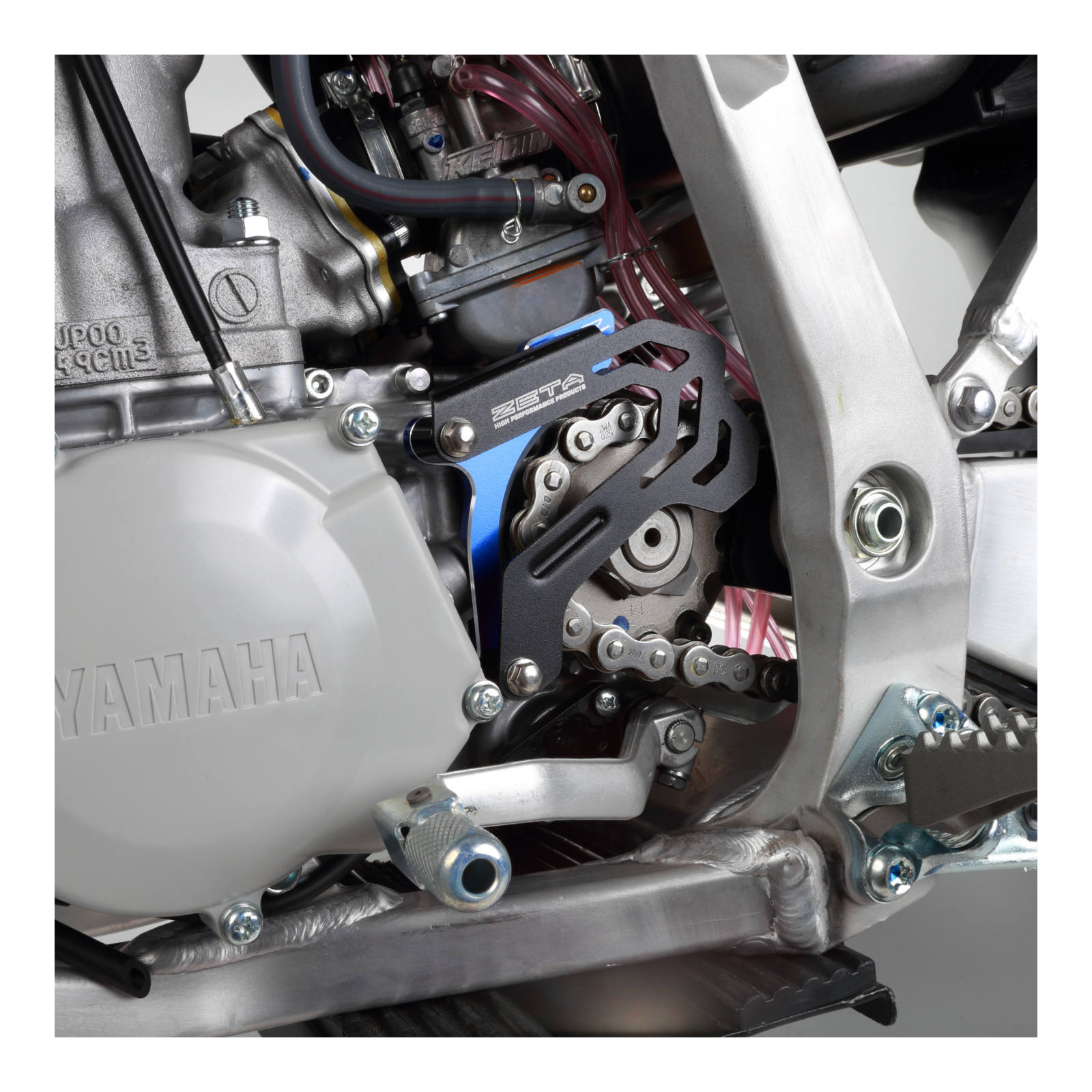 Zeta Case Saver with Cover for YZ250 '06-, YZ250X '16- - Blue - Image 2