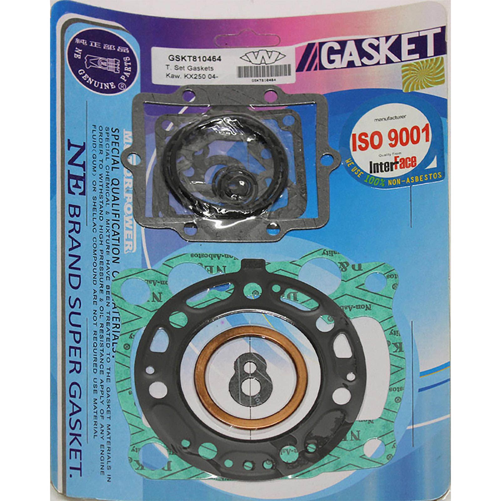 WHITES GASKET SET TOP KAW KX250 01-04 - Image 1