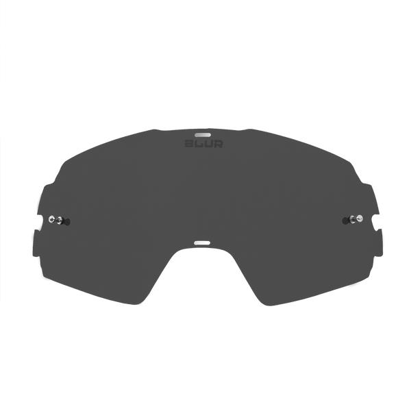 BLUR B-20 LENS GREY W/TEAR OFFS PINS (lens only)