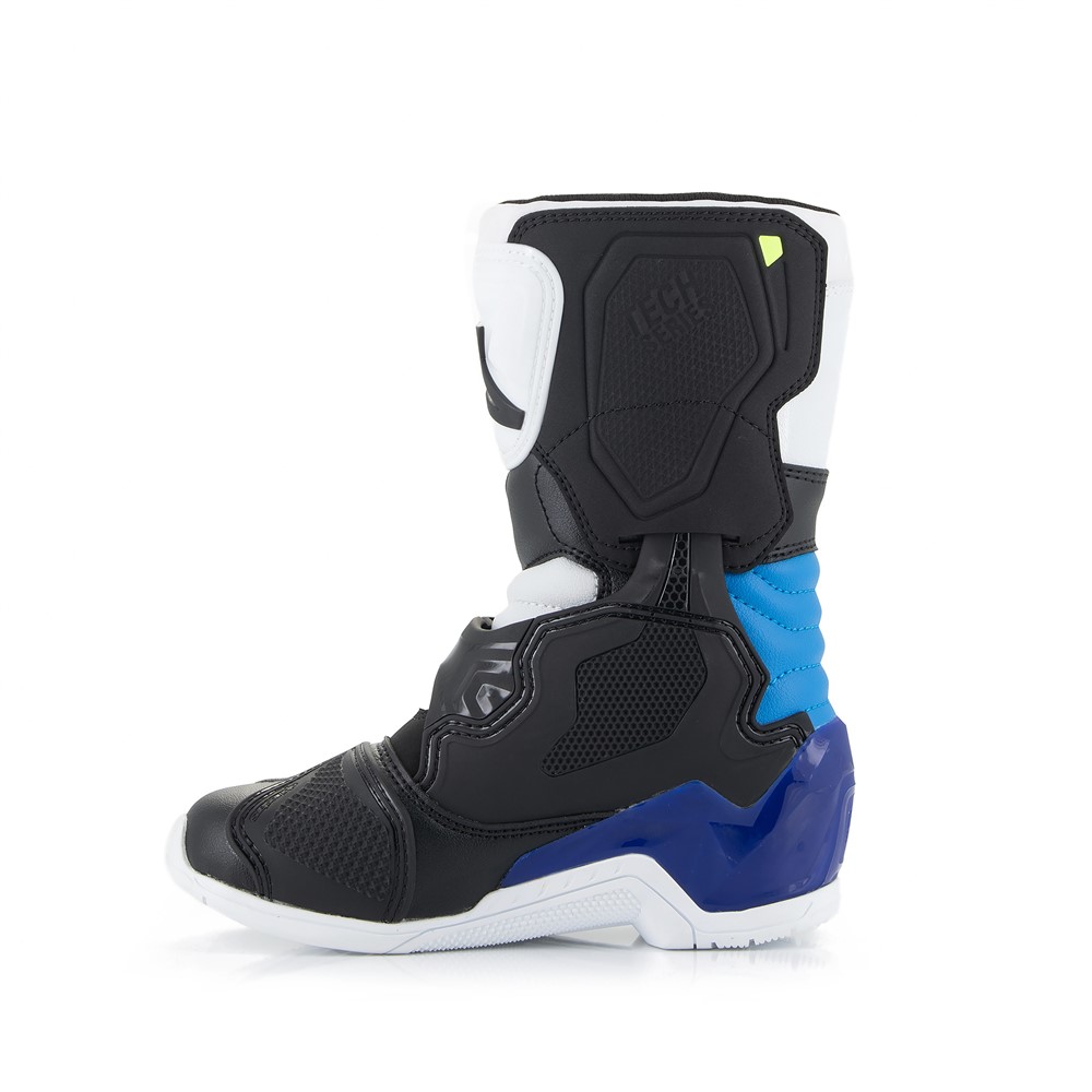 Alpinestars Tech-3S Motocross Boots Kids White/Black/Enamel Blue