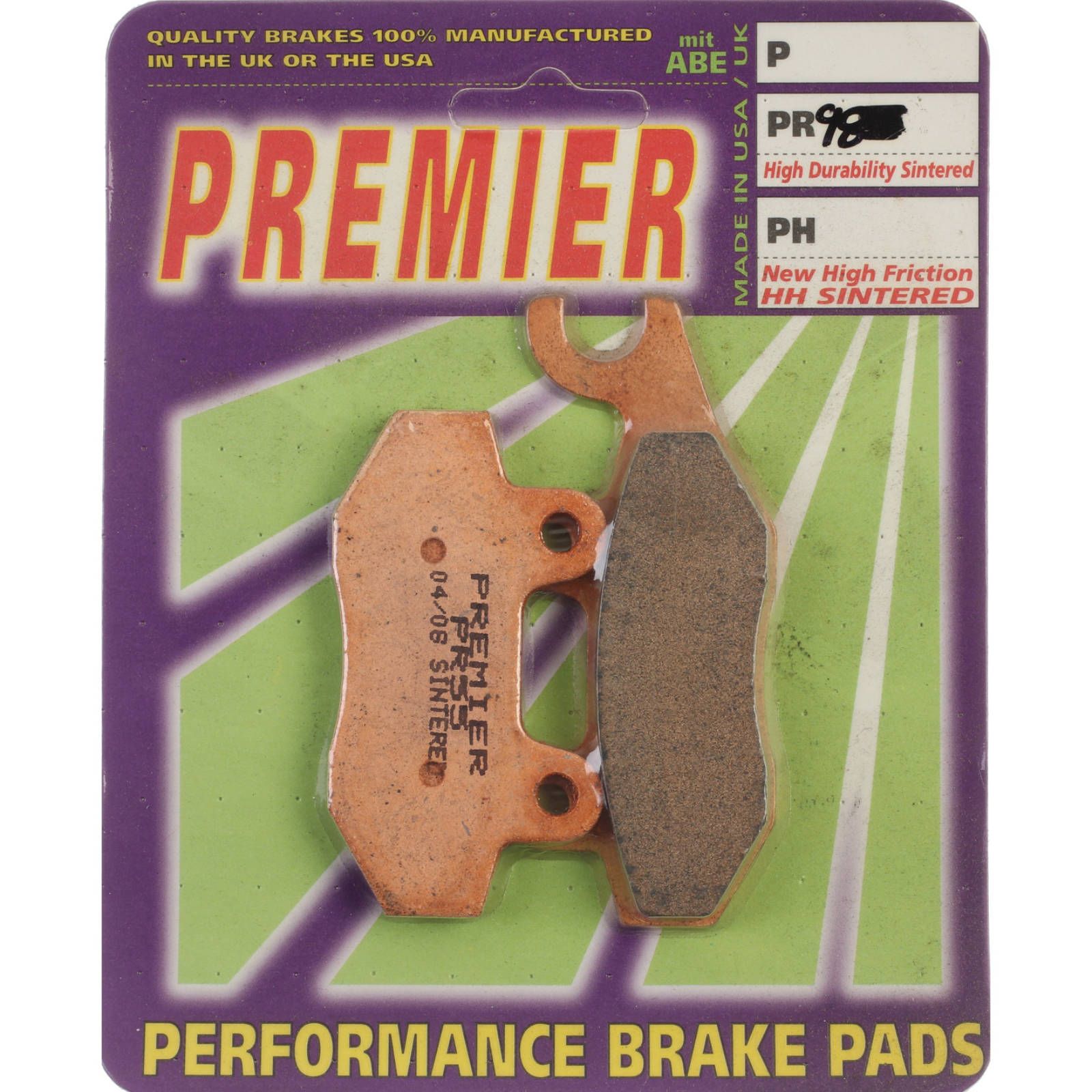 PREMIER BRAKE PADS FULL SINTERED - Image 1