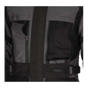 Dririder Explorer Adventure Jacket Dark Gray / Black - Image 4