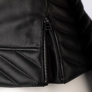 RST Roadster 3 CE Leather Jacket Ladies Black - Image 3