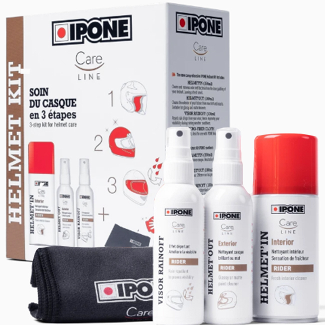 Ipone Helmet KitHelmet'INx1+Outx1 +Visor Rain offx1