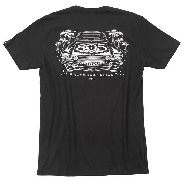 Fasthouse 805 Sunset Tee Black