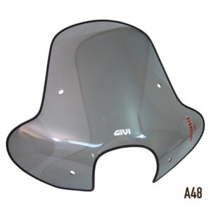 SCREEN UNIVERSAL WITH 2 POINT FITTING KIT SMOKED 42.5x42cm - Image 1