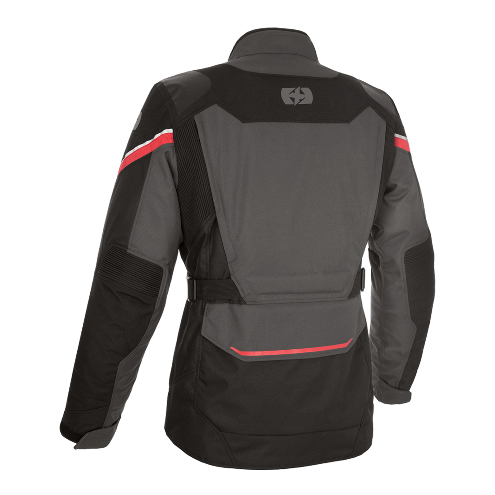 Oxford Montreal 4.0 Dry2Dry Road Jacket – Black / Grey / Red - Image 2