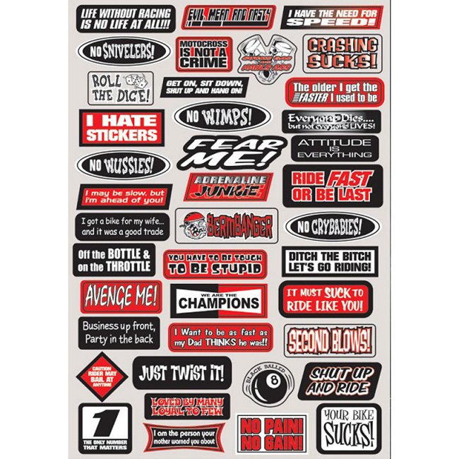FUN PHRASES STICKER KIT []