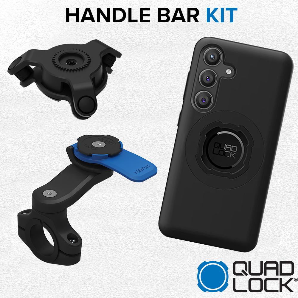 Quad Lock Samsung Galaxy S24 Handlebar Mount Kit