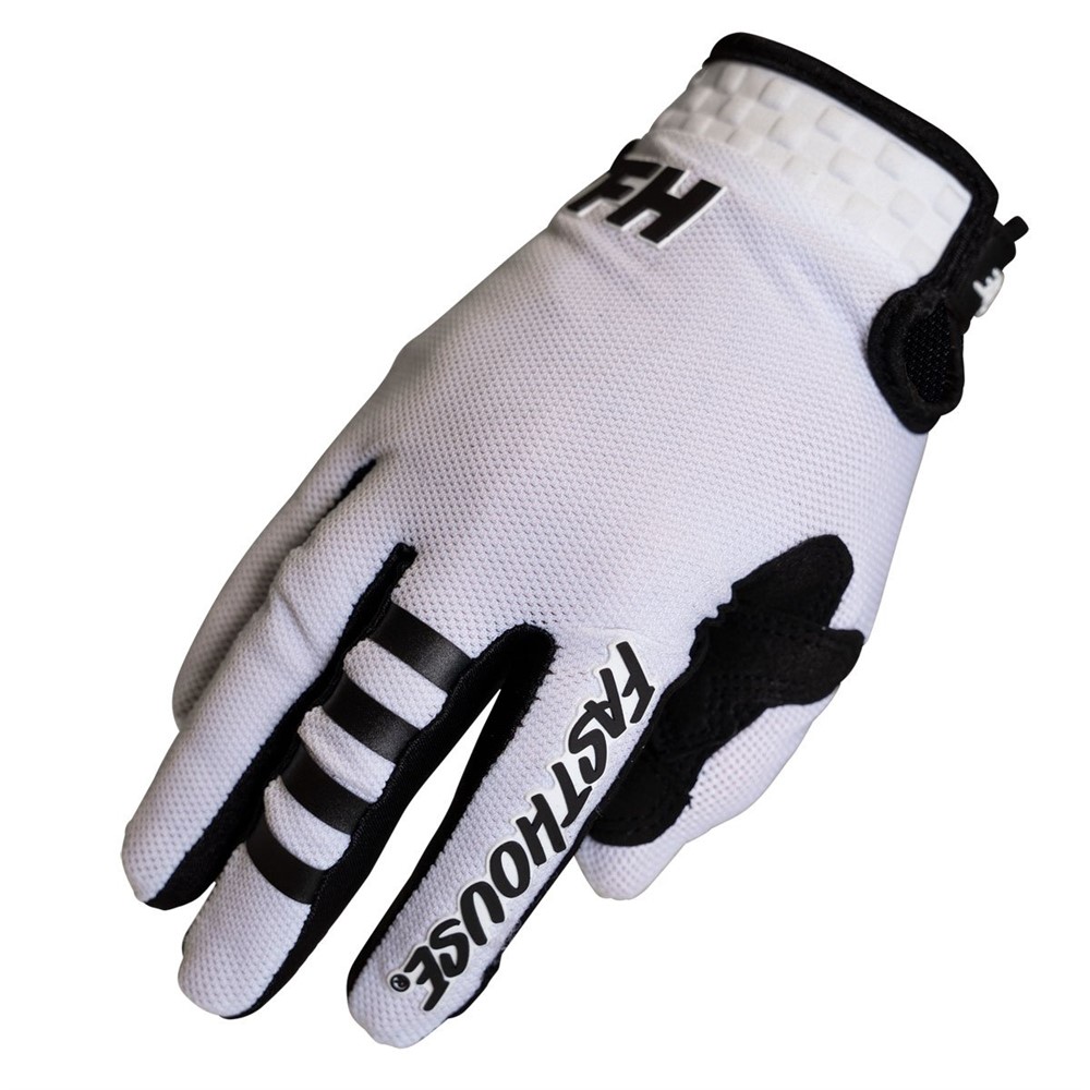 Fasthouse Youth A/C Elrod Air Motocross Glove White