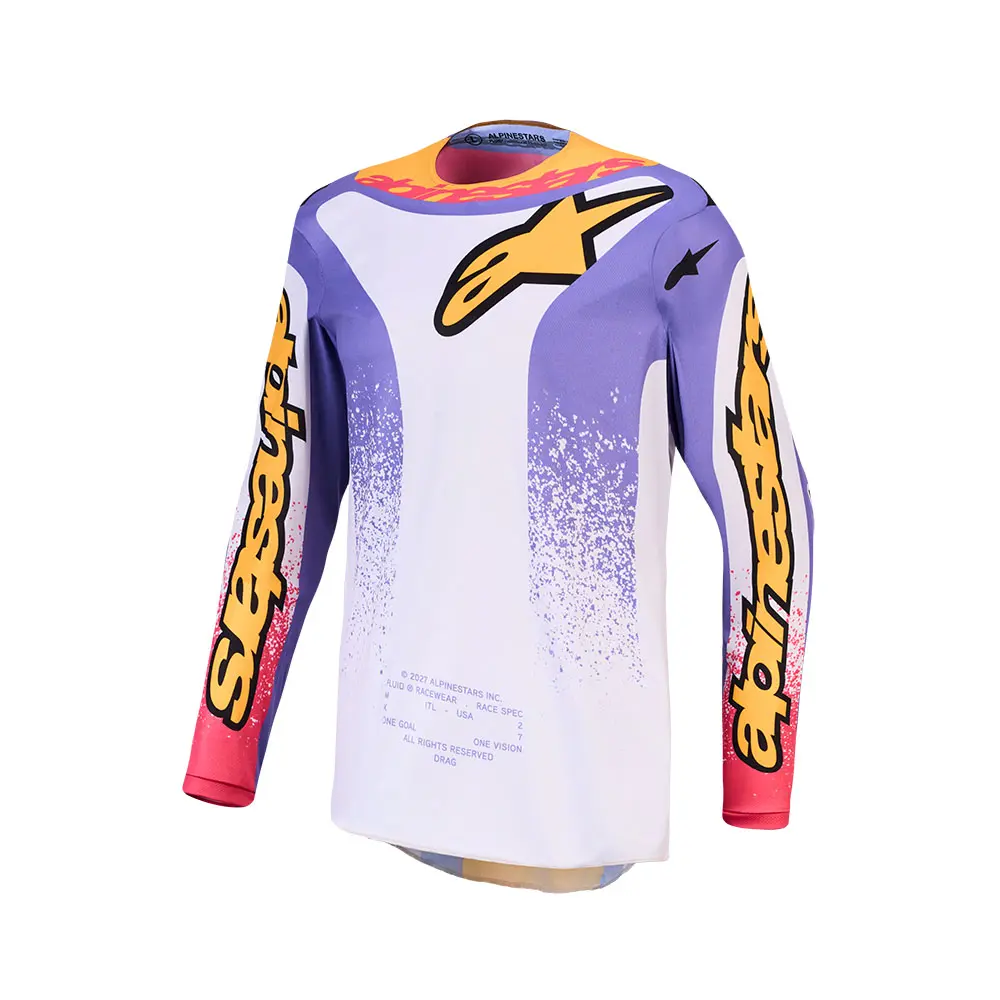 Fluid Drag Jersey Light Lilac/Blue Iris/Gold S