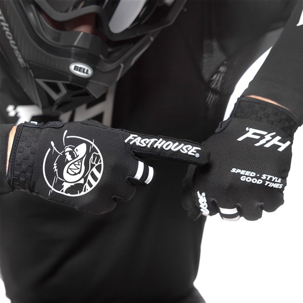Fasthouse Elrod OG Motocross Gloves Black