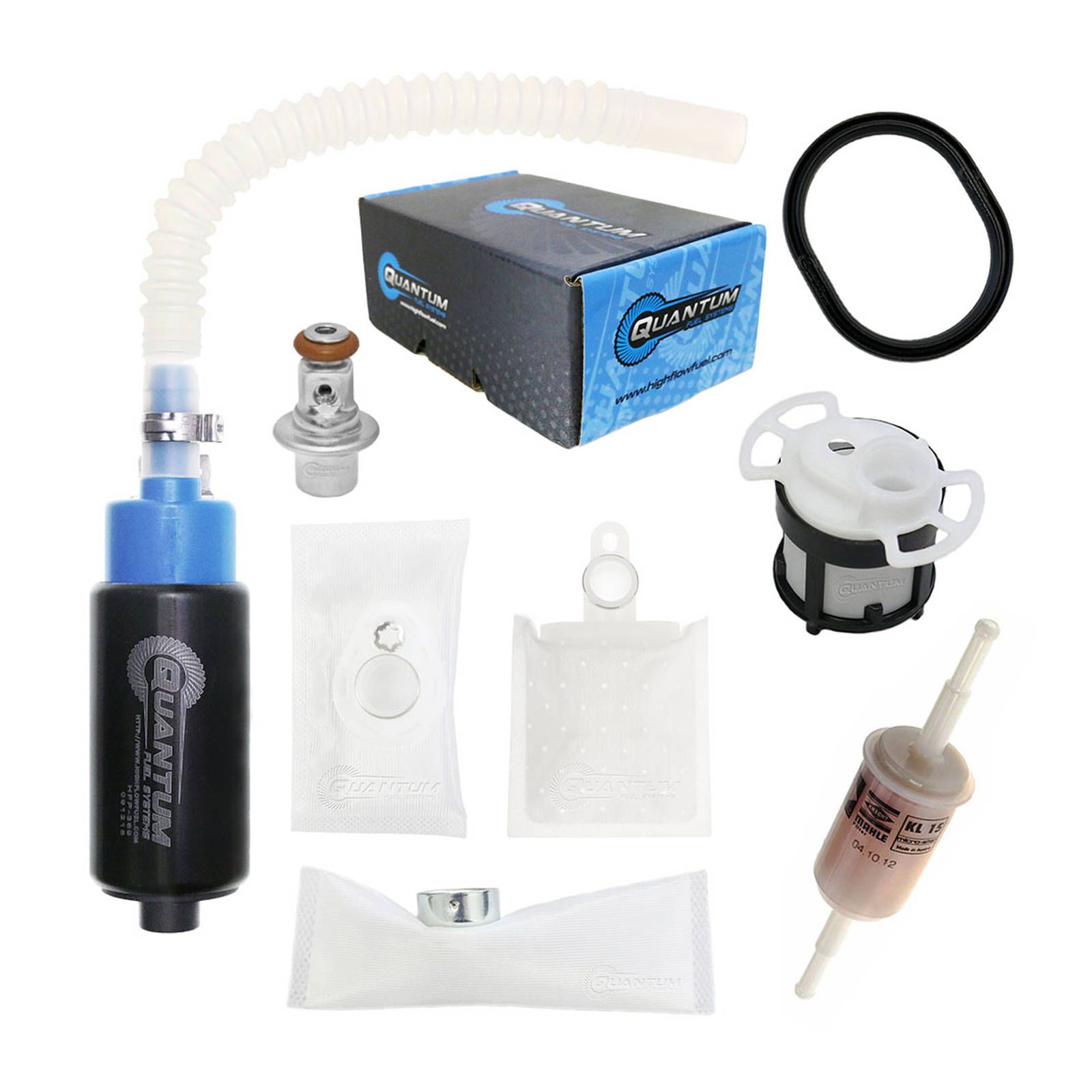 QUANTUM IN-TANK EFI FUEL PUMP W/REGULATOR, TANK SEAL,FILTER - Image 1