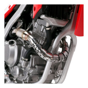 DRC Universal 4-Stroke Exhaust Pipe Guard - Titanium Color - Image 12