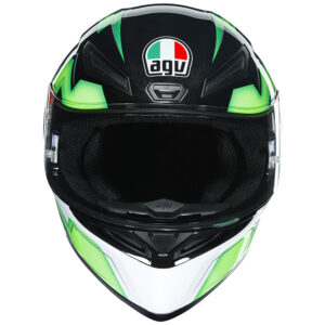 AGV K1 Road Helmet Kripton Black/Green - Image 2