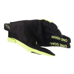 Alpinestars Radar Motocross Gloves Yellow Fluo/Black - Image 2