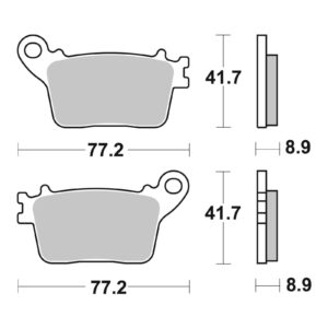 Brembo Brake Pad - Sintered Rear - Image 2