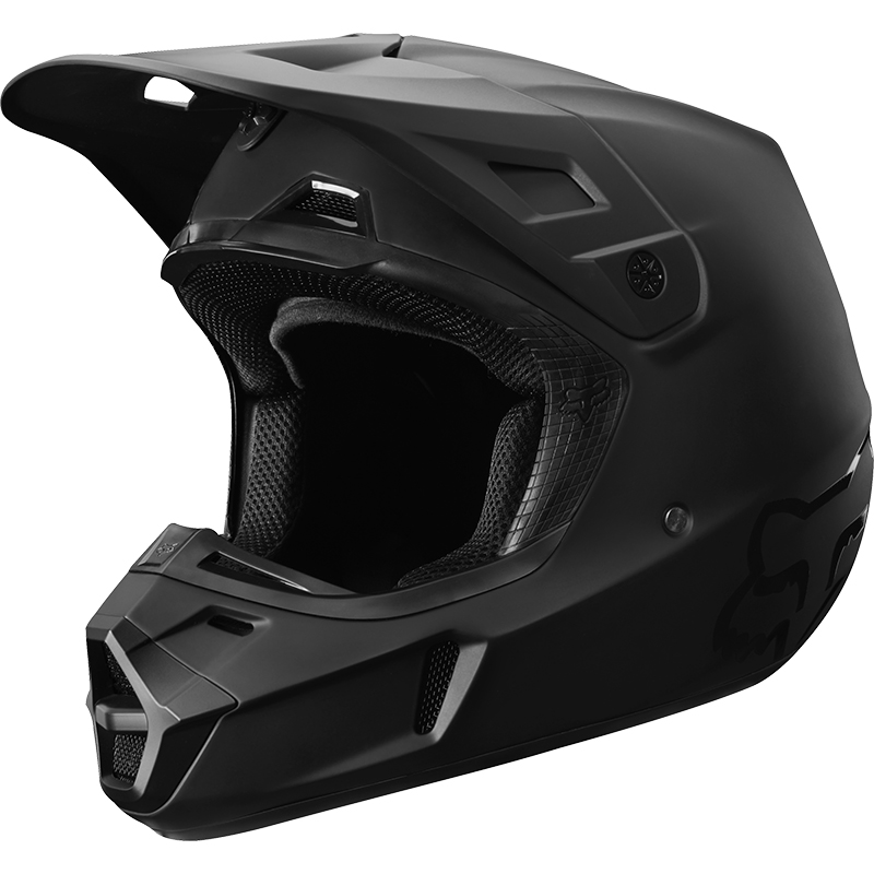 Motocross Helmet Fox V2 ECE Matte Black