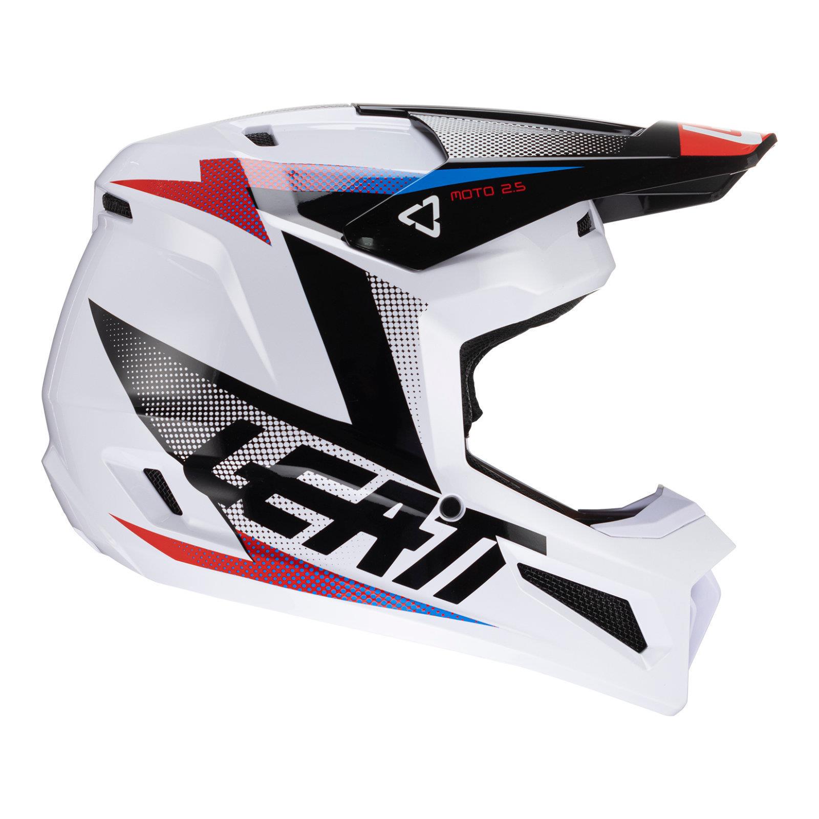 Leatt Moto 2.5 Motocross helmet Black/White - Image 3