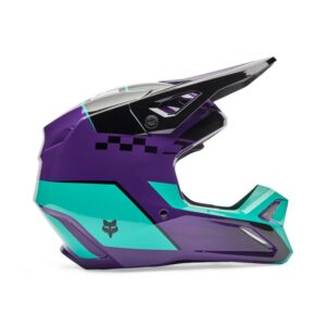 Fox V1 Collect Motocross Helmet Grape - Image 1